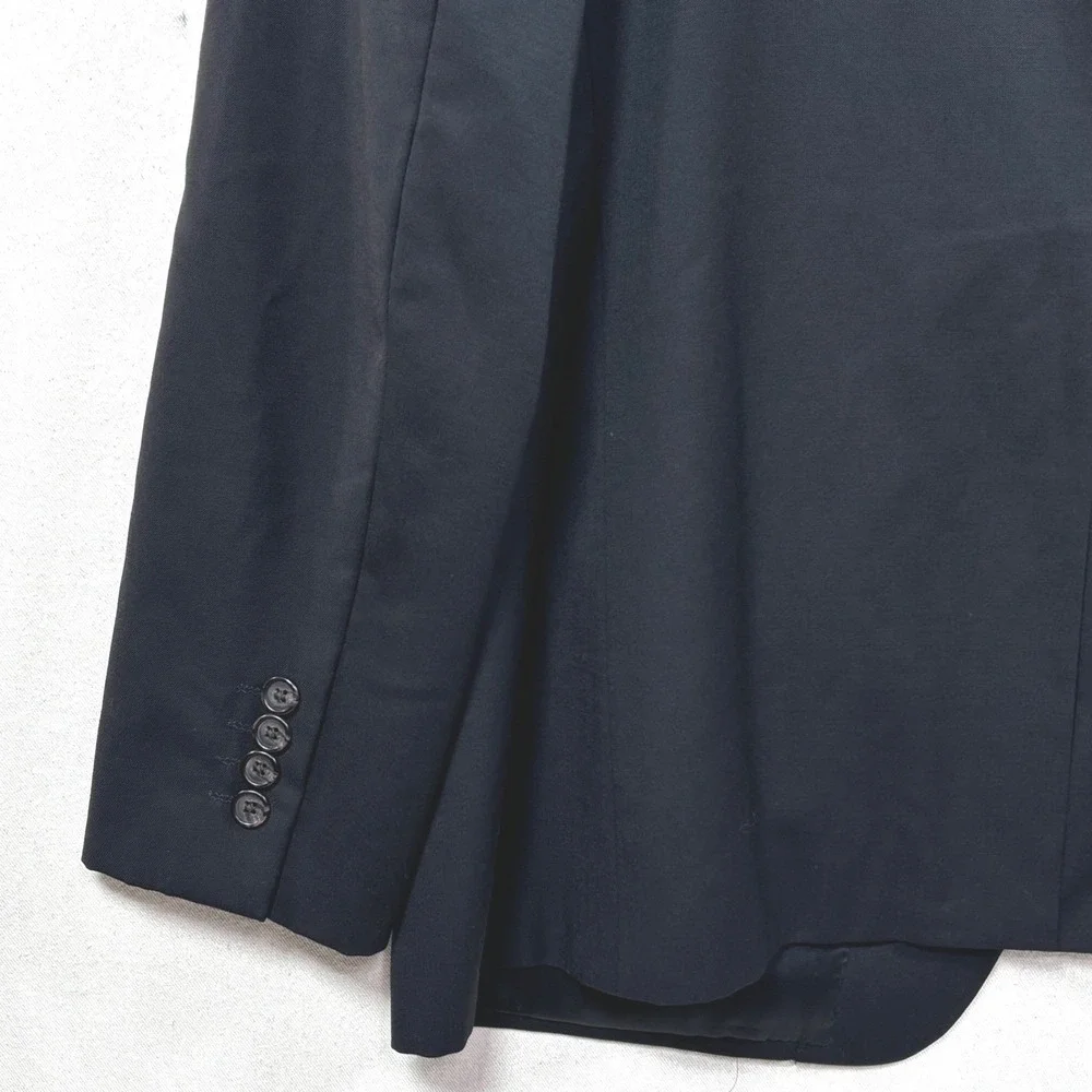 Ralph Ralph Lauren Made for Dillards Black 100% Wool Blazer Men 48L